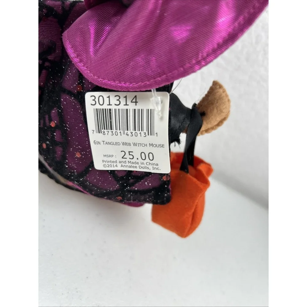 Annalee‎ Tangled Web Witch Mouse In A Halloween Costume NWT 2014